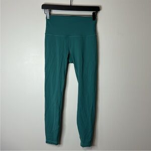 Lululemon 6 Teal Wunder Leggings